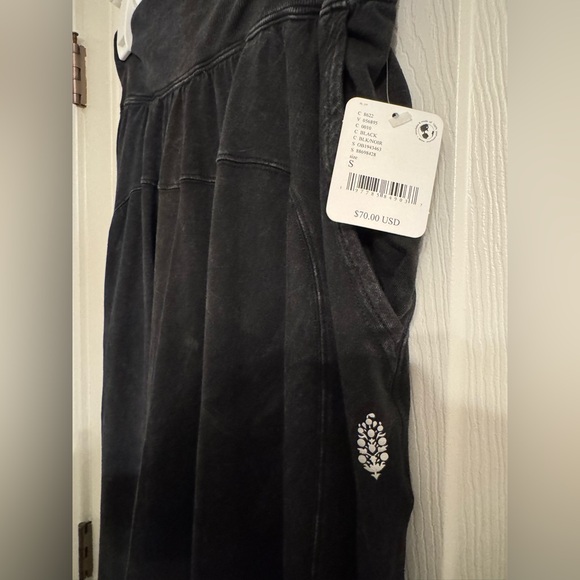 Free People Movement Hot Shot Harem Pants NWT Washed Black Size S - Picture 5 of 11